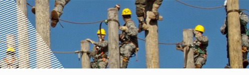Elektriker beim Prüfen der Stromleitungen